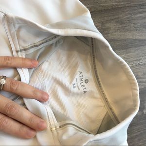 Athleta Jackets & Coats - Athleta Lunar Half-Zip in White Athleta Jackets & Coats - Athleta Lunar Half-Zip in White